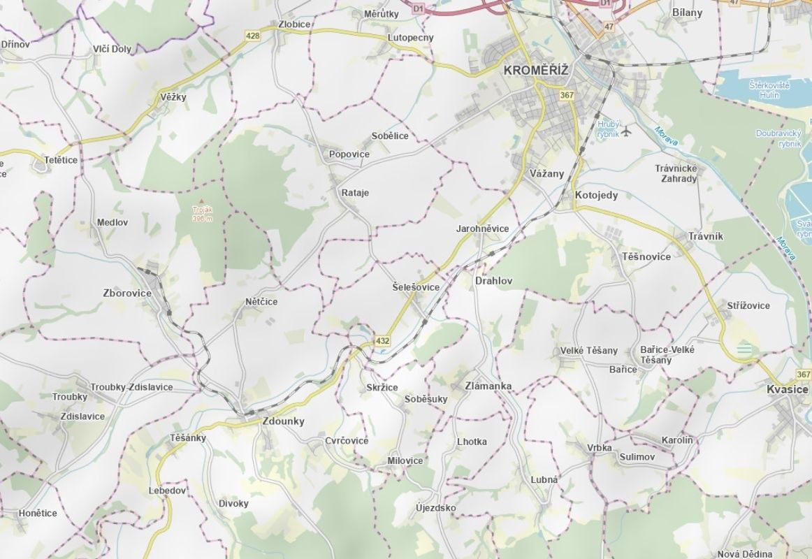Prodej pozemku, Šelešovice – náhled fotky 3