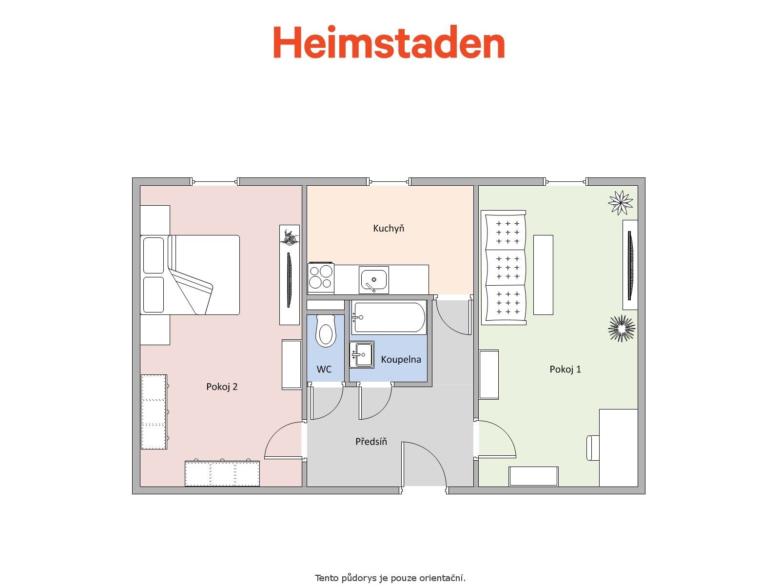 Pronájem bytu 2+1 52 m², Karviná – náhled fotky 9