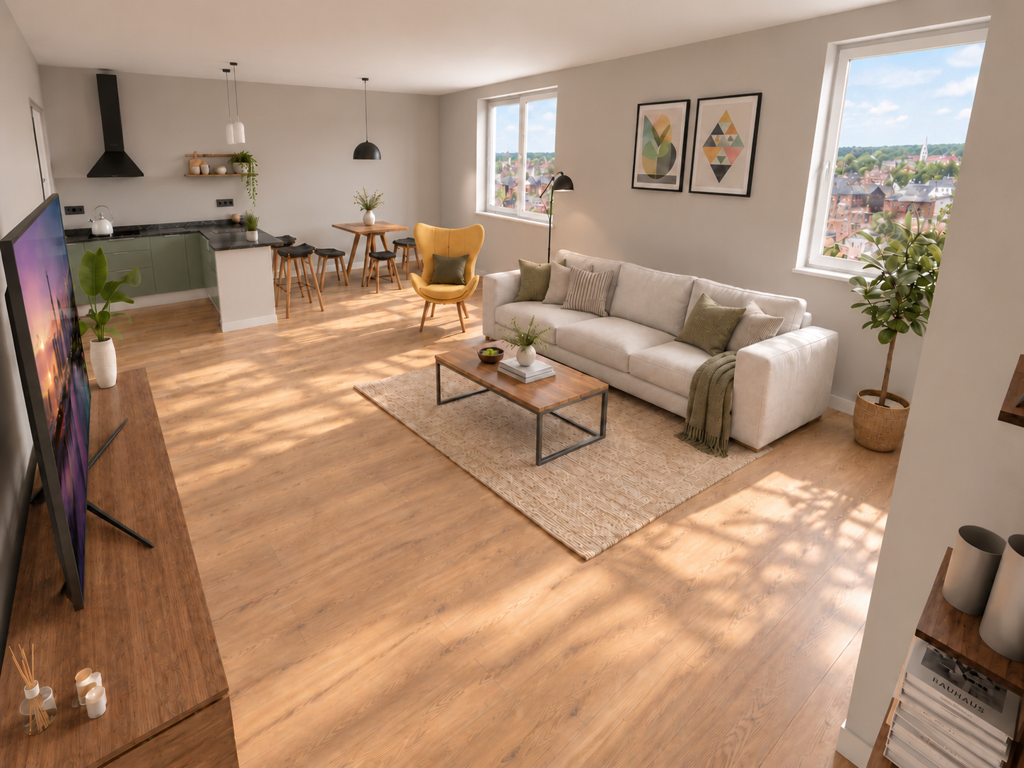 Appartement 3 kamers, 77 m²