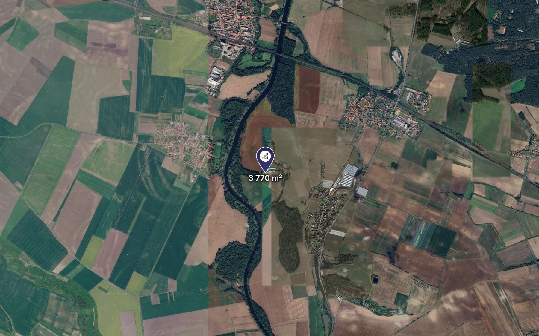 Prodej pozemku, Brňany – náhled fotky 2
