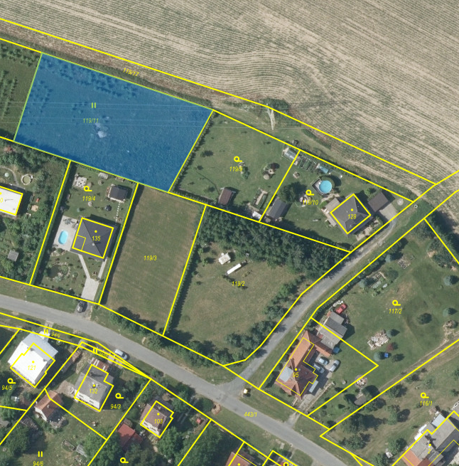 Prodej pozemku 1.968 m²