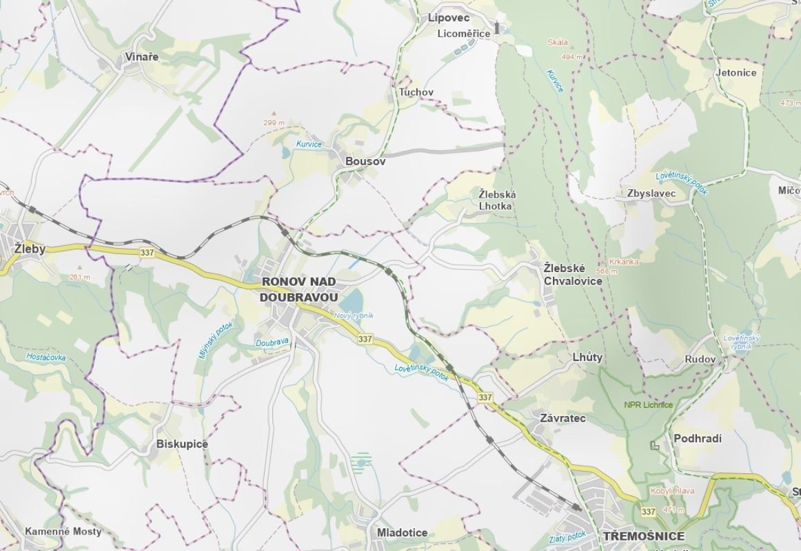 Prodej pozemku 2.502 m² – pohled 3