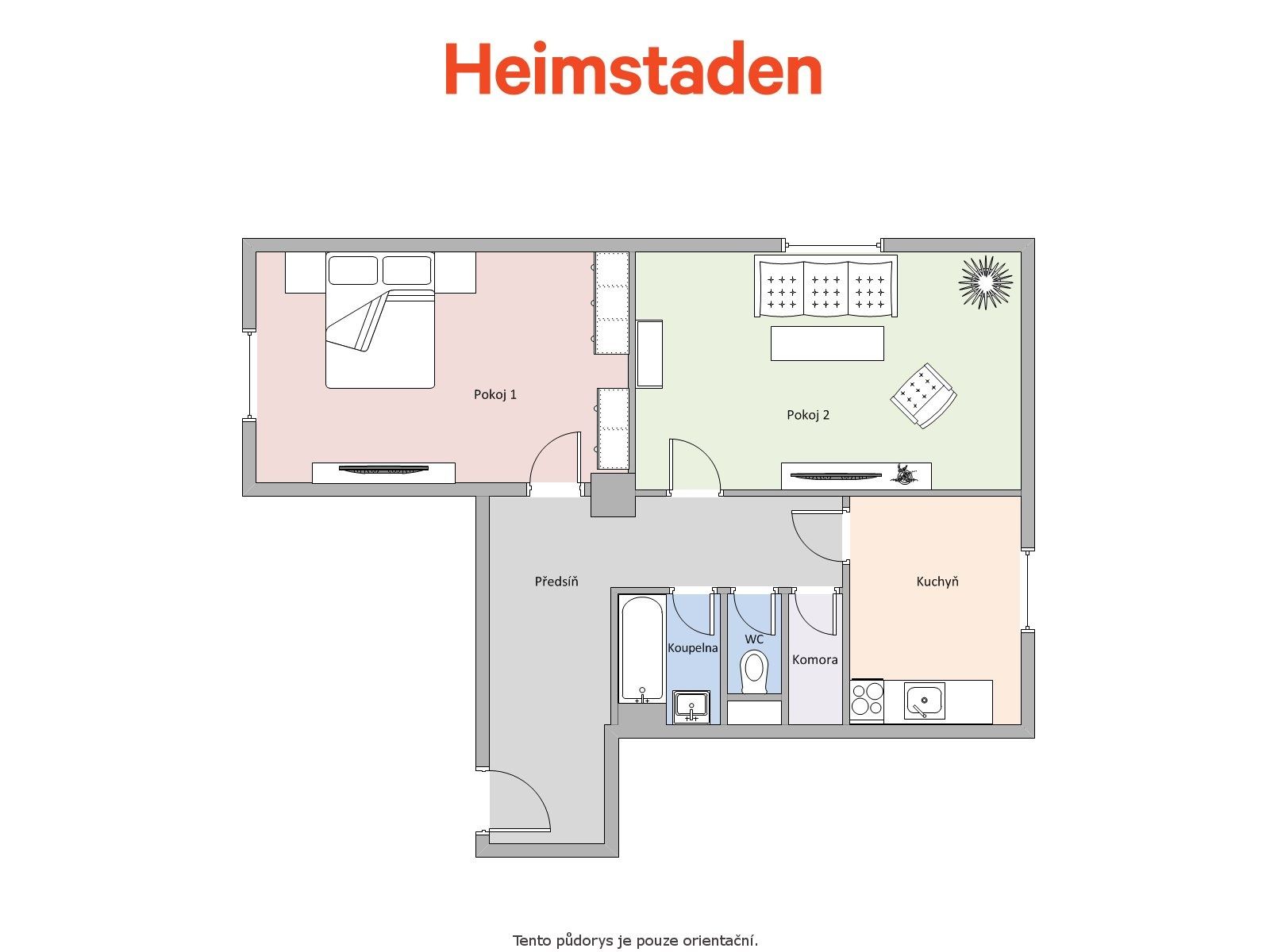 Pronájem bytu 2+1 56 m², Karviná – náhled fotky 10