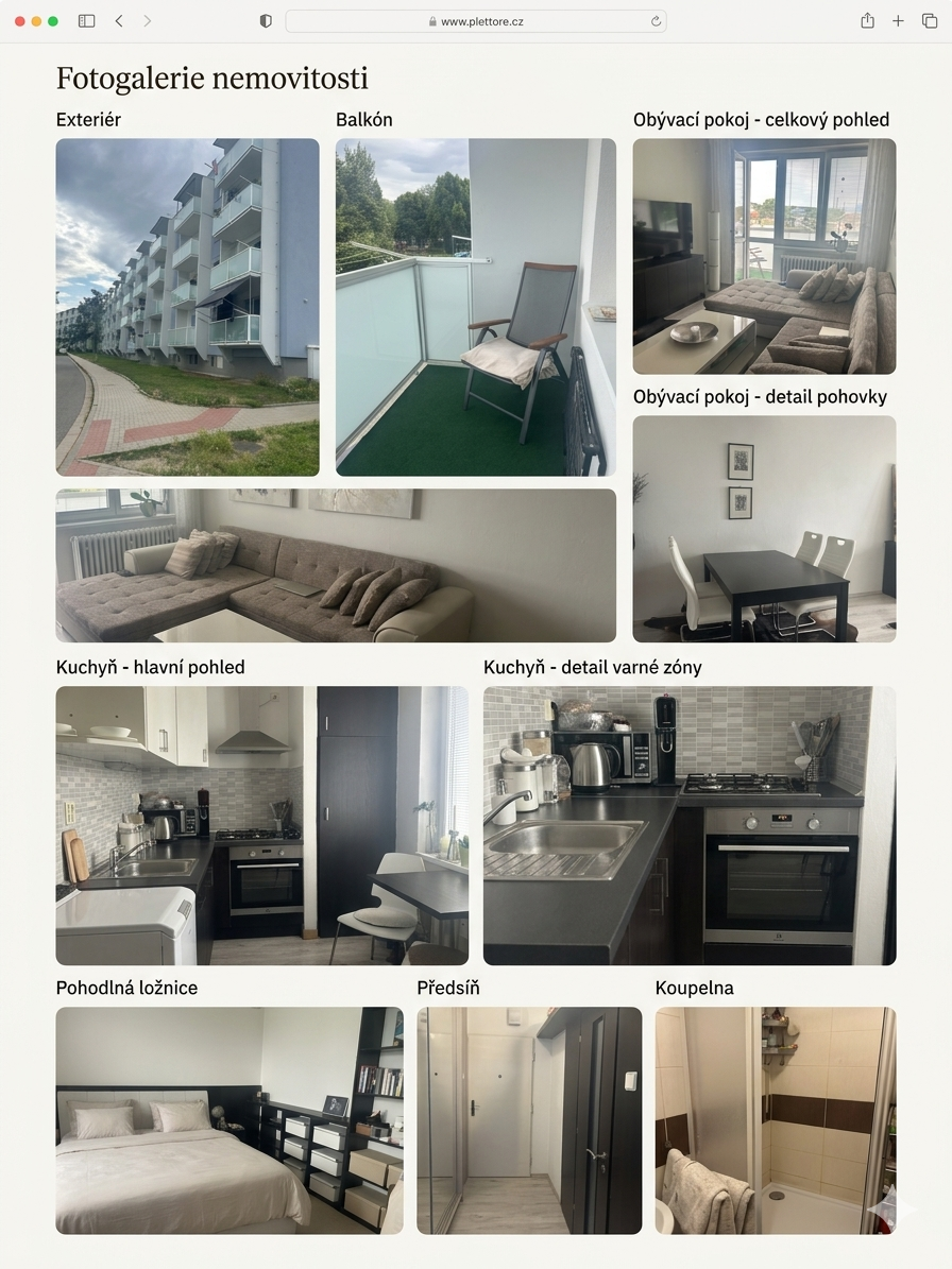 Pronájem bytu 2+1 57 m²