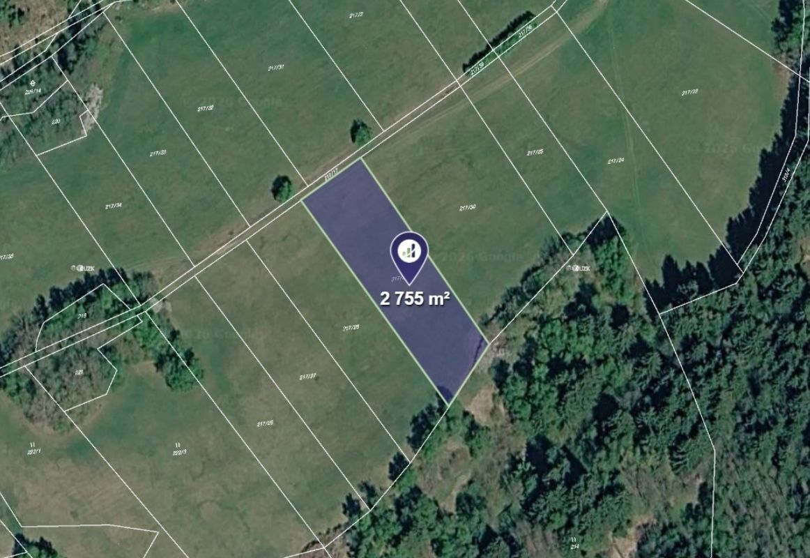 Prodej pozemku 2.755 m²