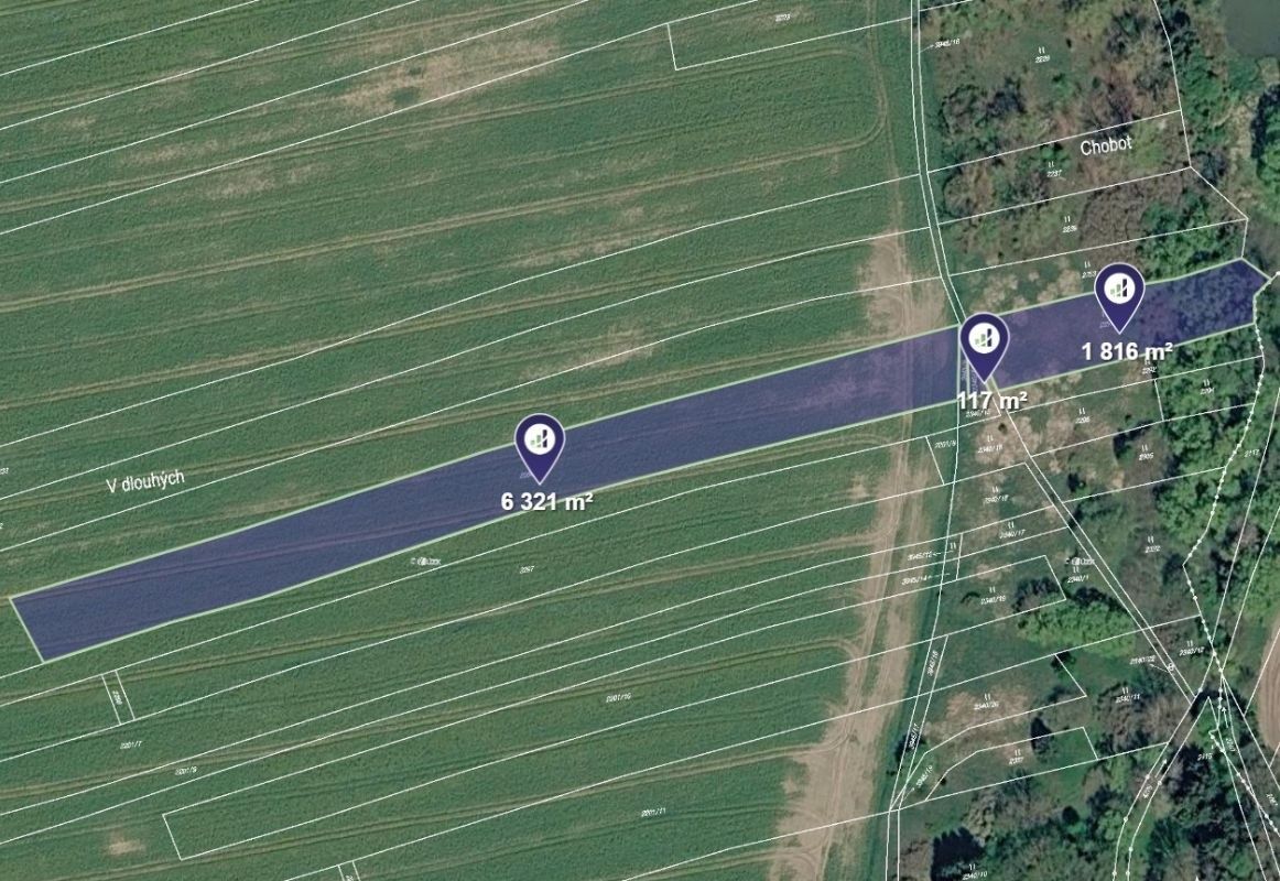 Prodej pozemku 1.527 m²