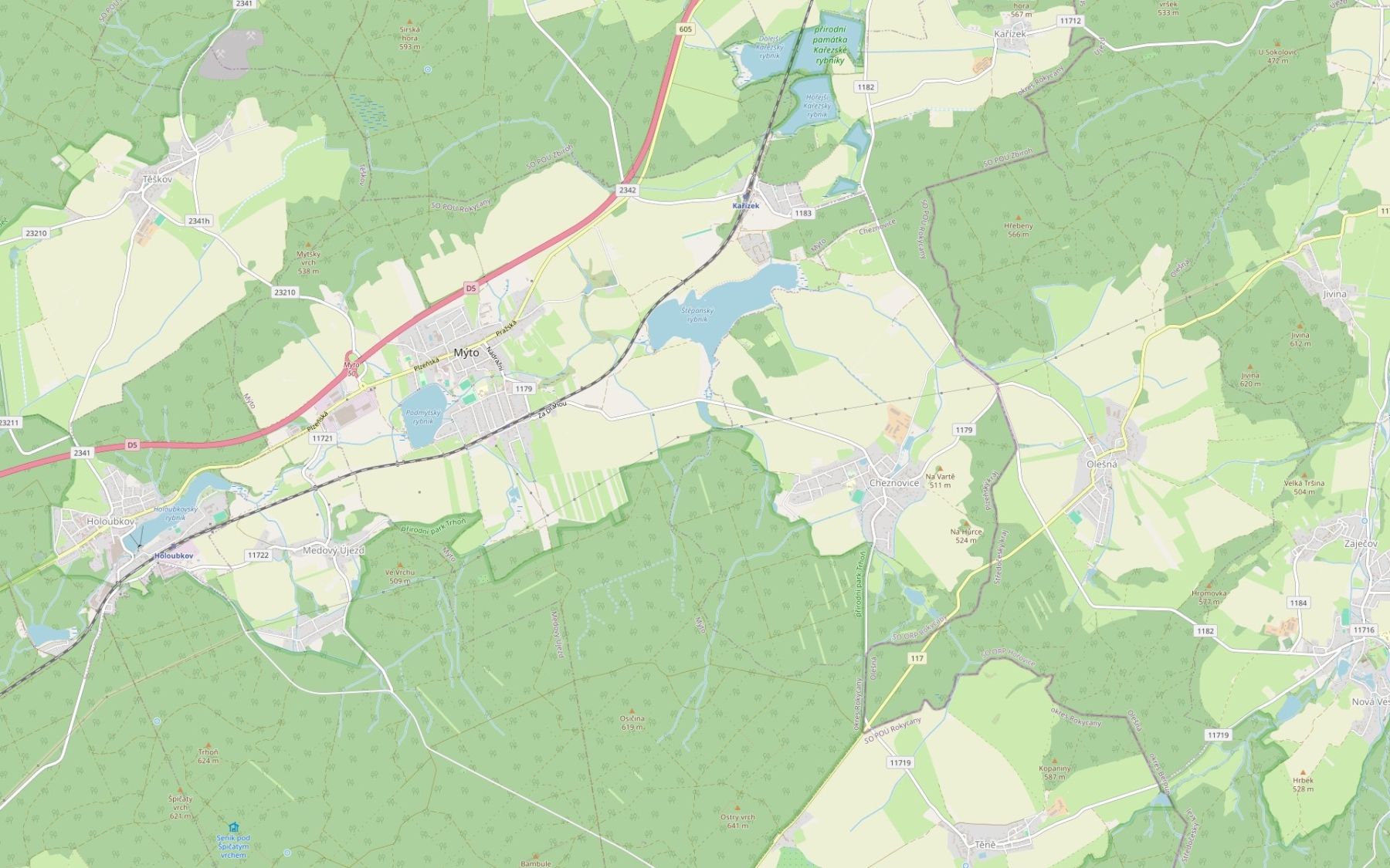 Prodej pozemku, Mýto – náhled fotky 3