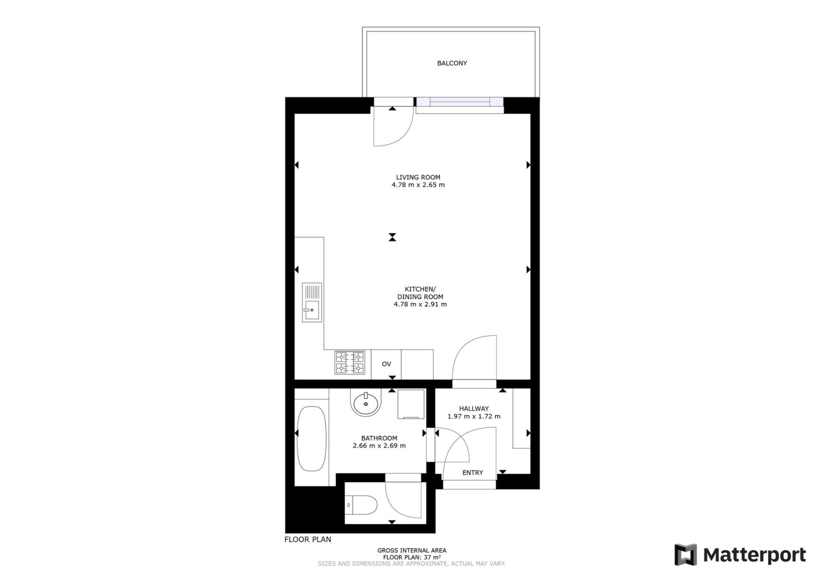 Pronájem bytu 1+kk 39 m², Praha – náhled fotky 17