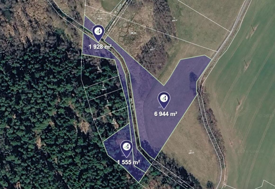 Prodej pozemku 10.427 m²