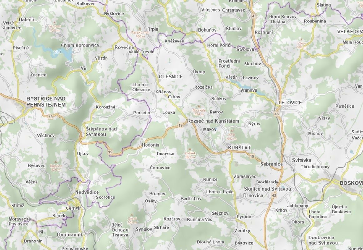Prodej pozemku, Kunštát – náhled fotky 3
