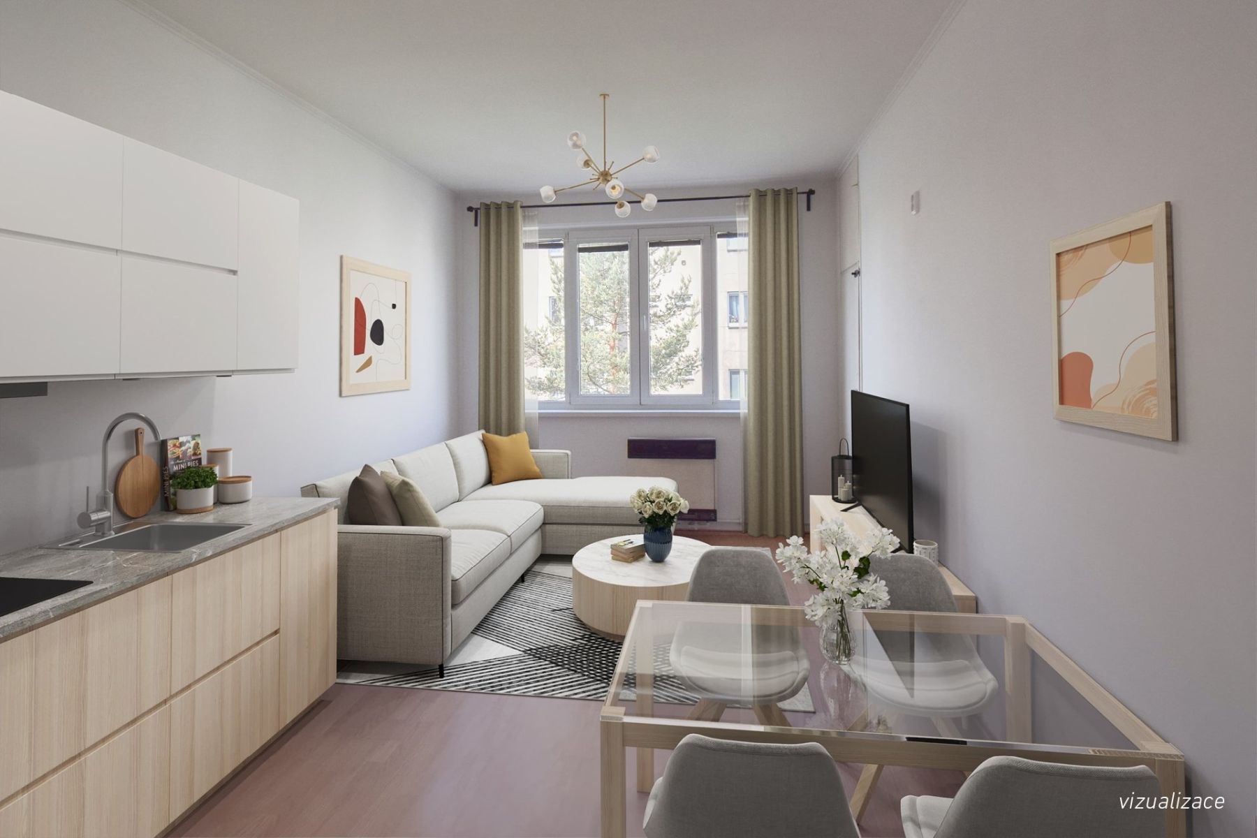 Prodej bytu 2+kk 51 m² — photo 2