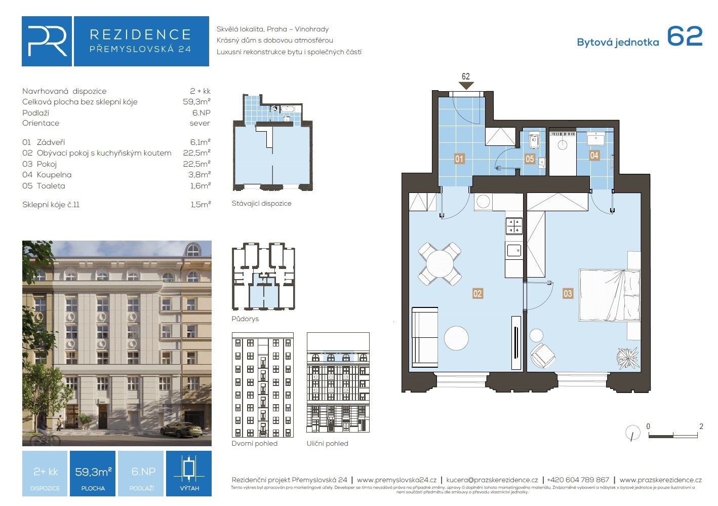 Prodej bytu 2+kk 59 m², Praha – náhled fotky 10