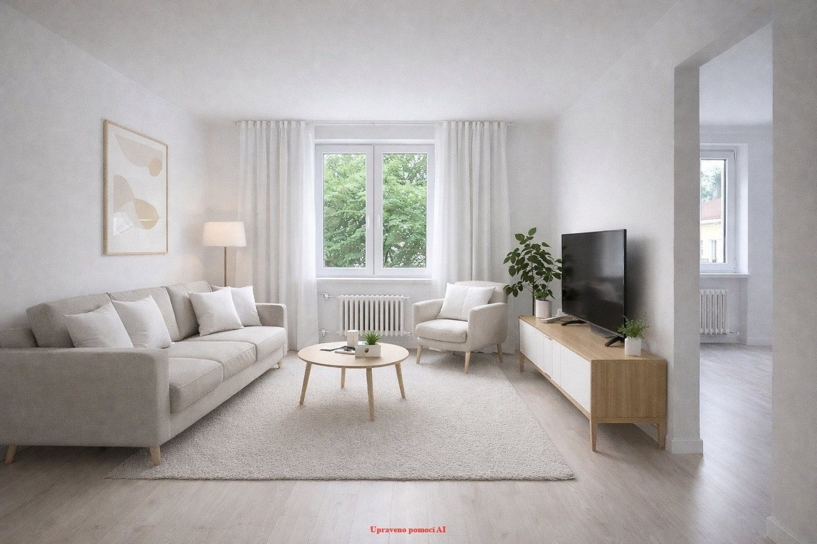 Pronájem bytu 2+1 48 m² – pohled 2
