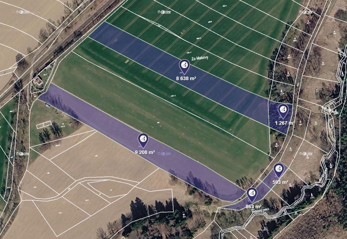 Prodej pozemku 1.295 m²