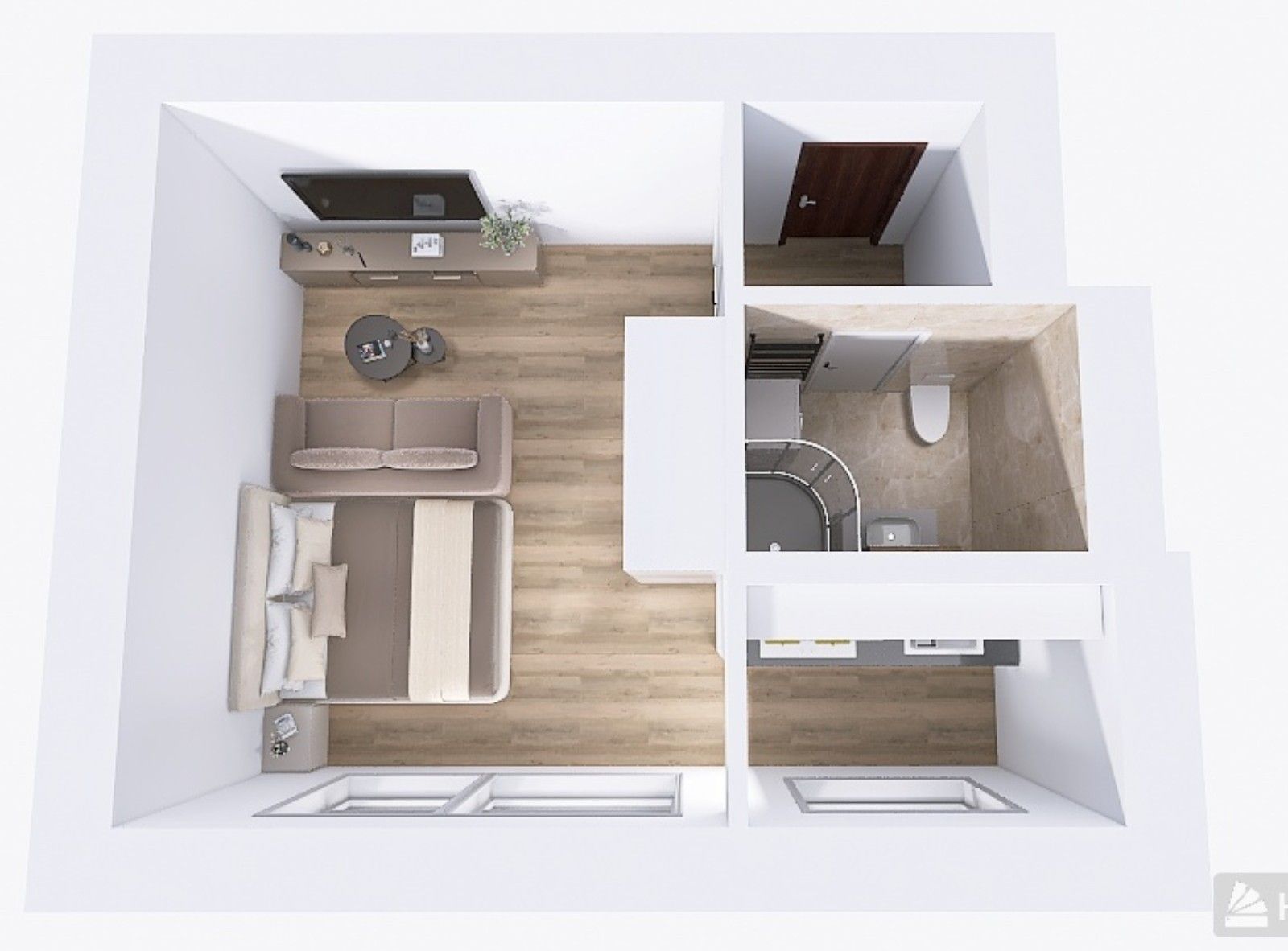 Prodej bytu 1+kk 28 m² — photo 3