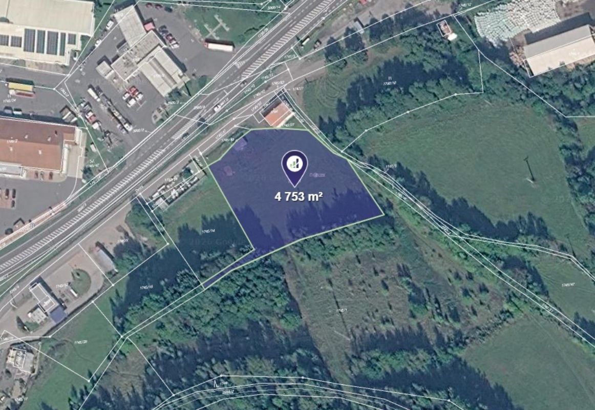 Prodej pozemku 4.753 m²