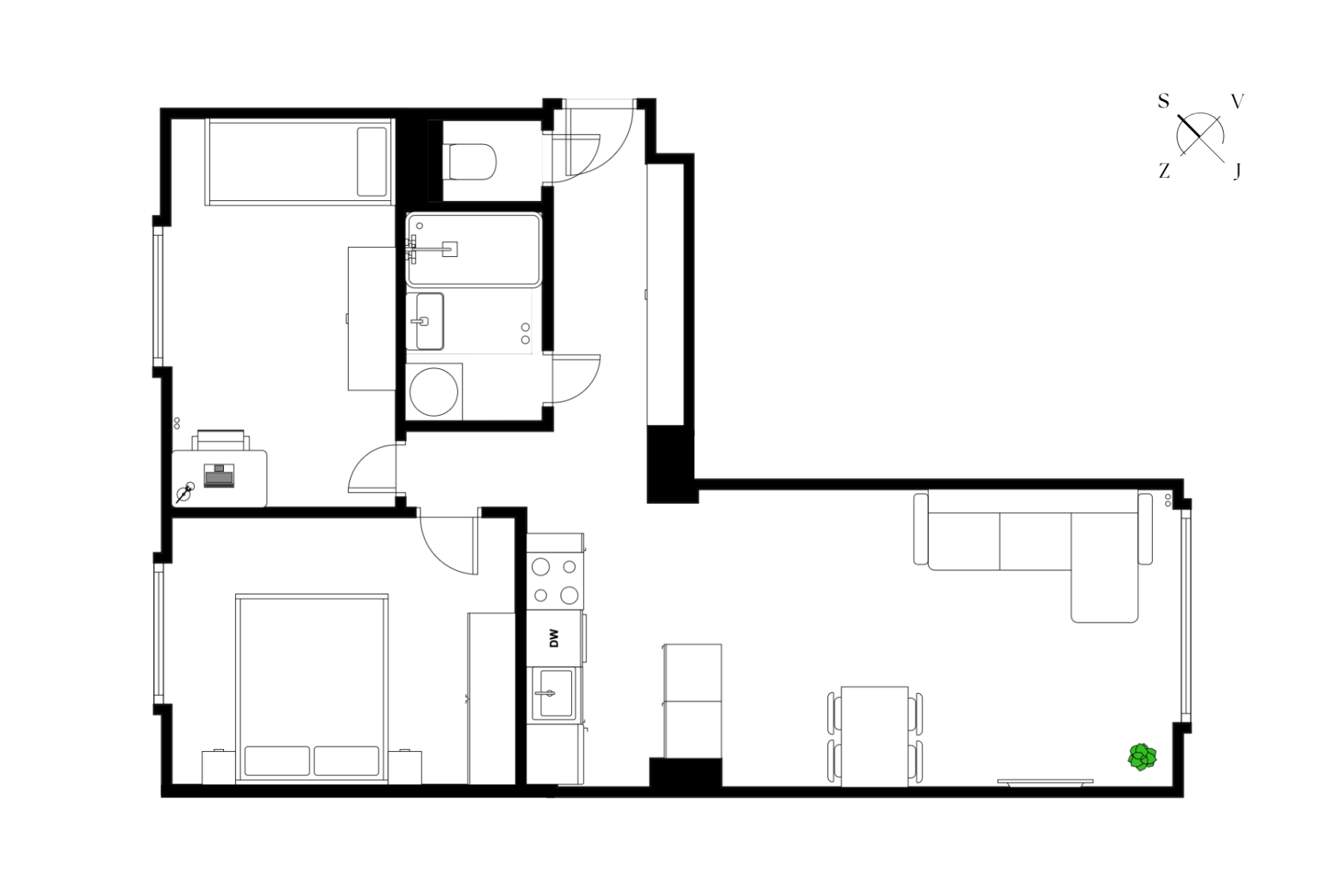 Prodej bytu 3+kk 55 m² — photo 3