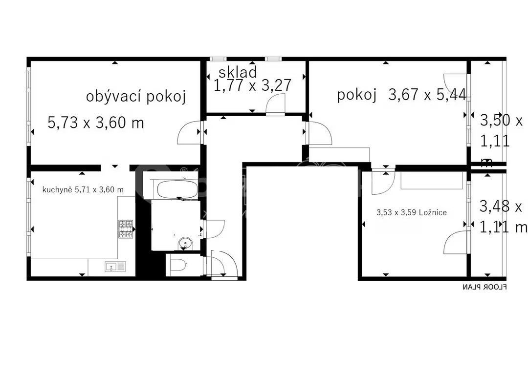 Prodej bytu 3+1 88 m²