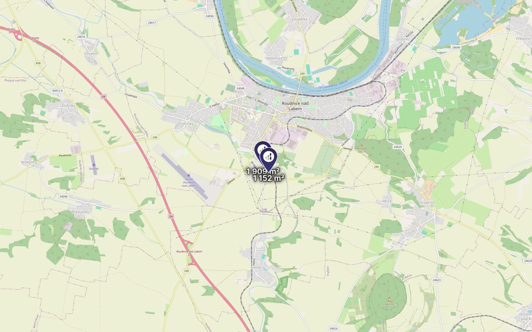 Prodej pozemku, Roudnice nad Labem – náhled fotky 10