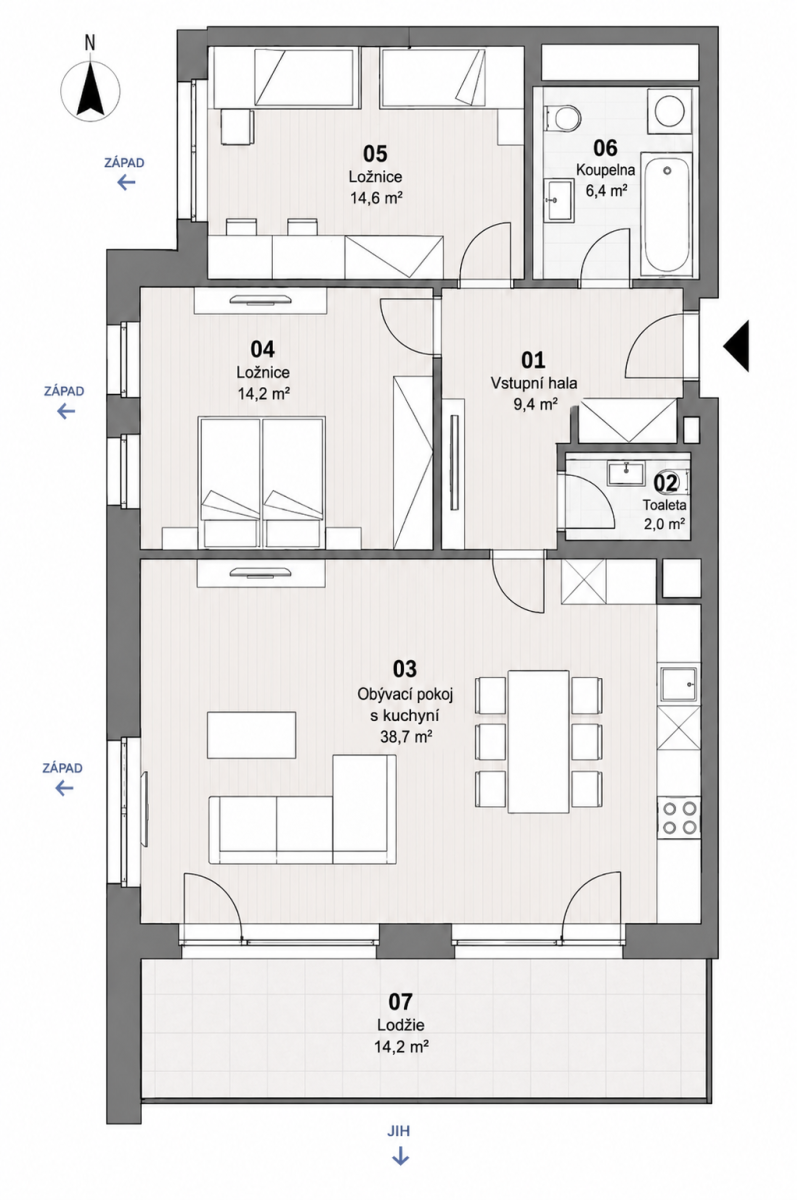 Prodej bytu 3+kk 105 m² — photo 2
