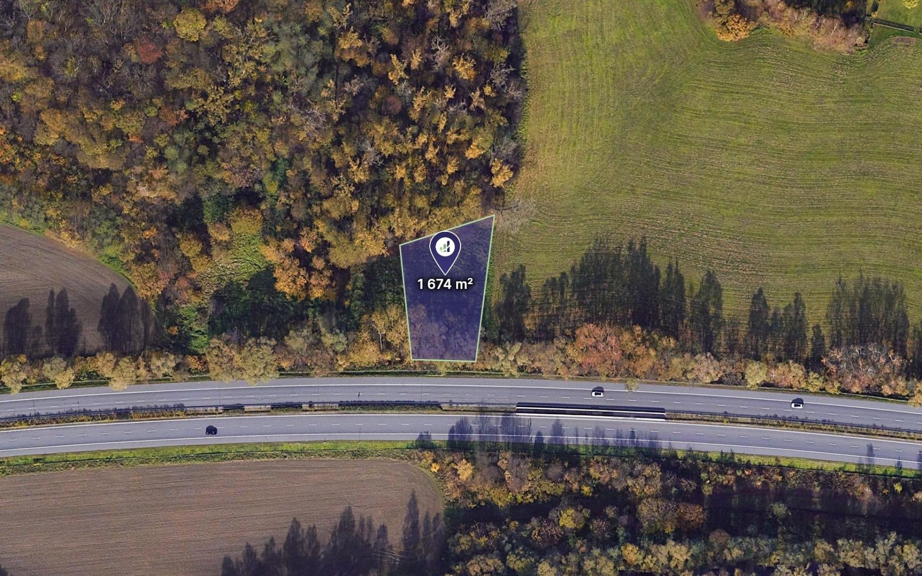 Prodej pozemku 1.674 m²