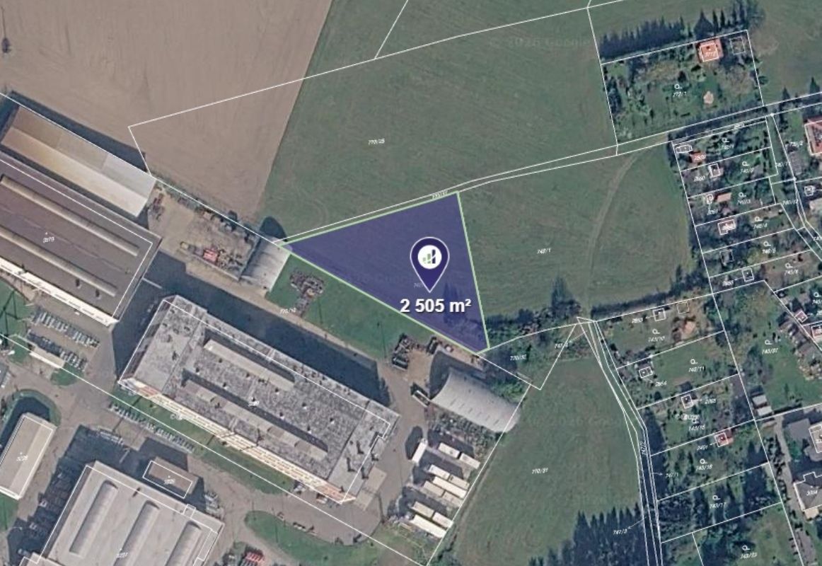 Prodej pozemku 835 m²