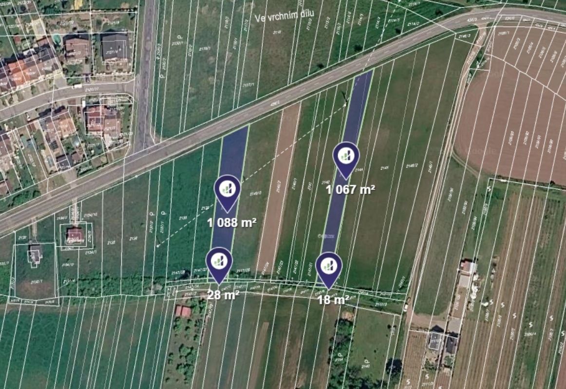 Prodej pozemku 1.101 m²