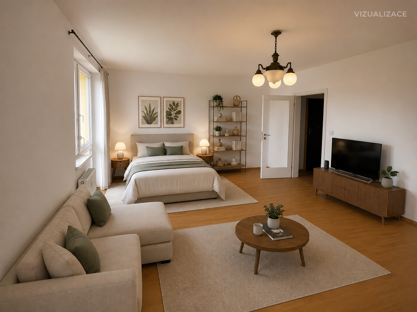 Pronájem bytu 1+kk 40 m² — photo 3