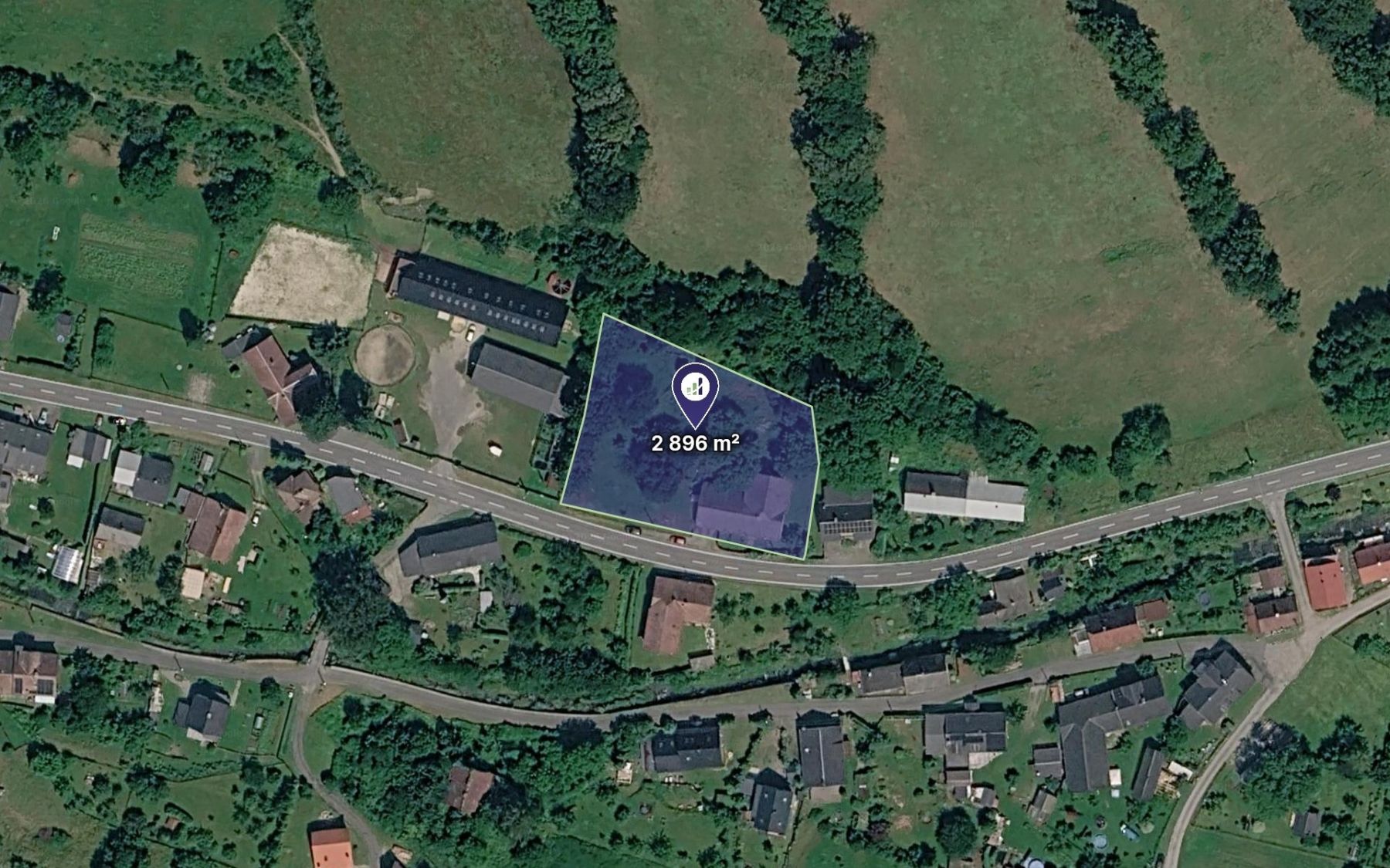Prodej pozemku 2.896 m²