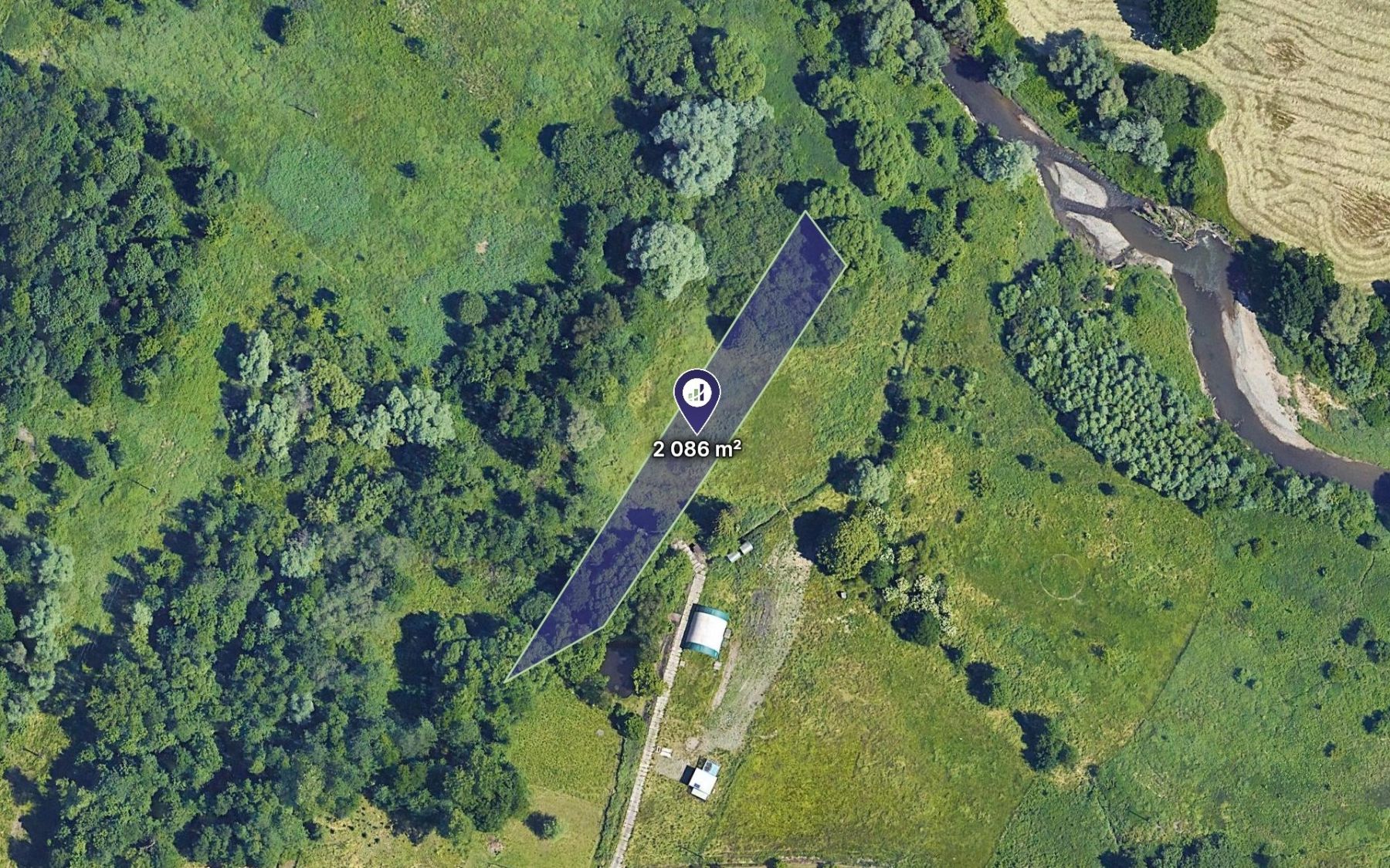 Prodej pozemku 2.086 m²