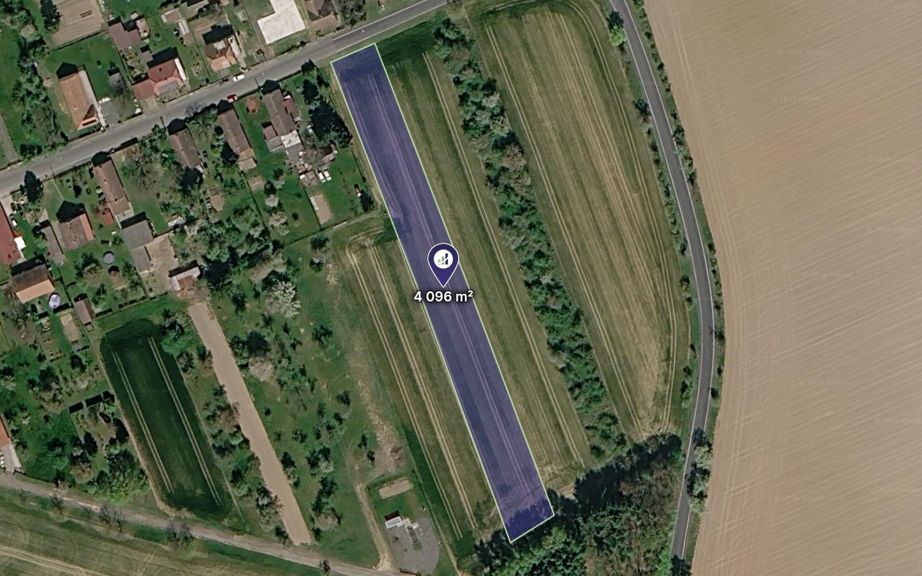 Prodej pozemku 2.048 m²
