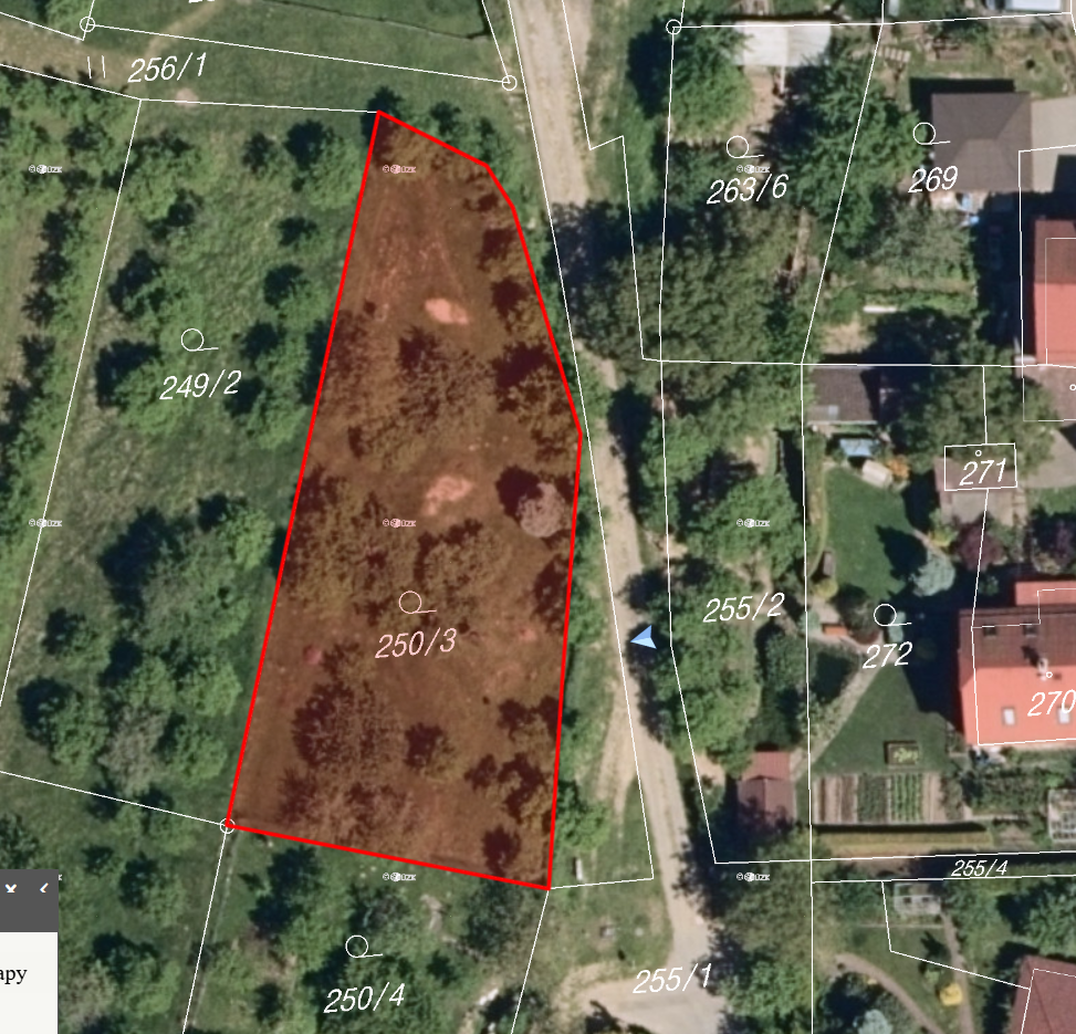 Prodej pozemku 912 m²