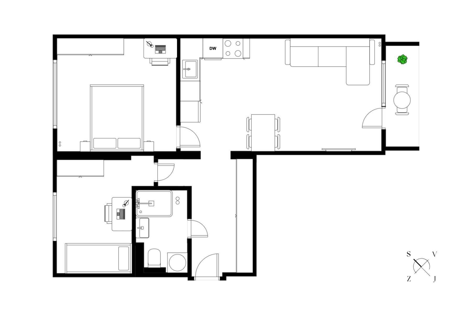 Prodej bytu 3+kk 57 m² — photo 3