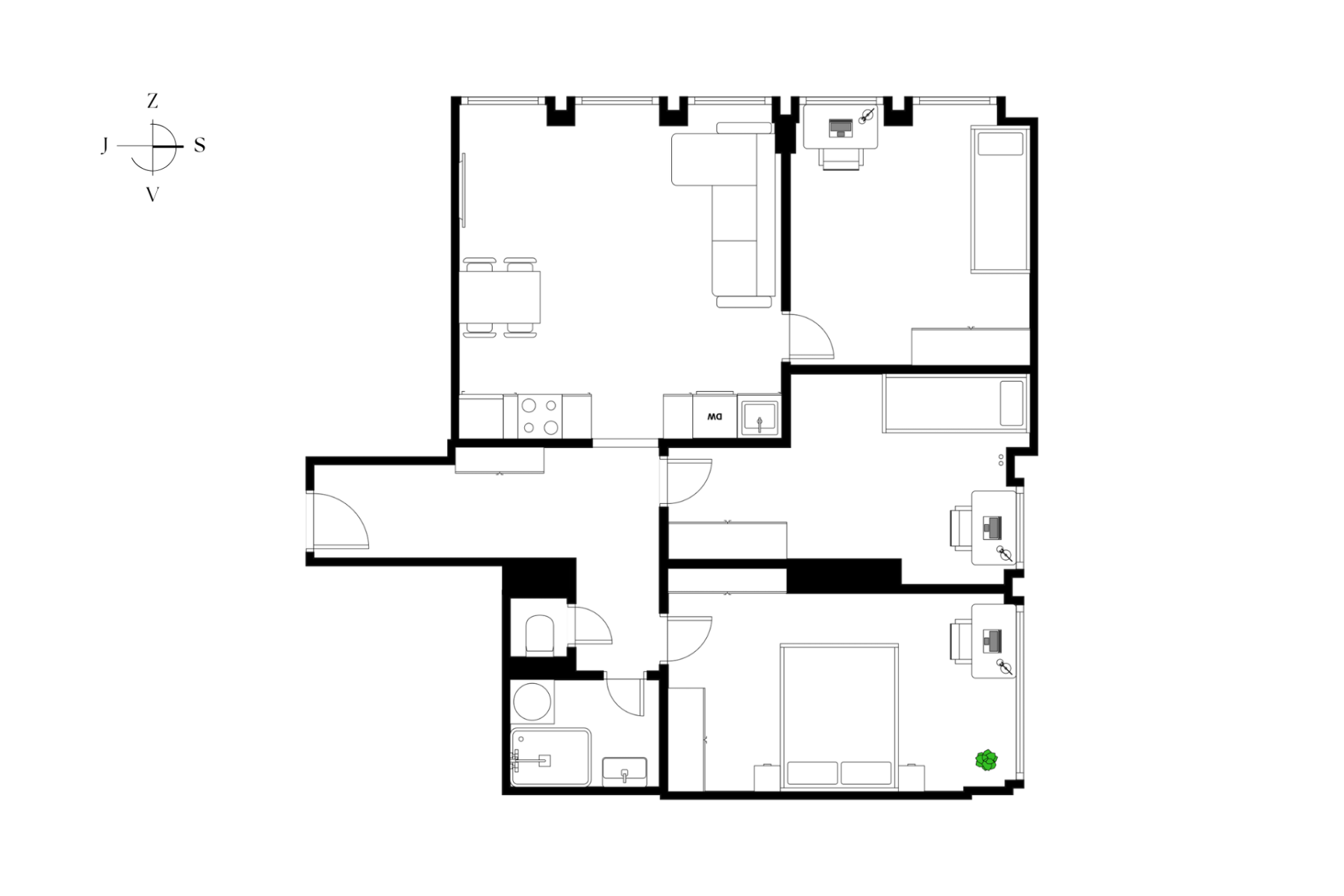 Prodej bytu 4+kk 70 m² — photo 3