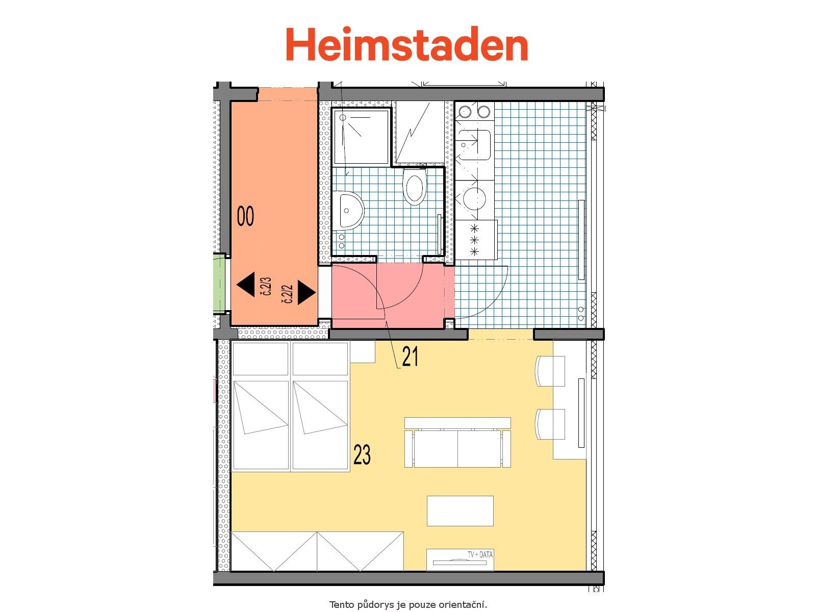 Pronájem bytu 1+kk 35 m², Karviná – náhled fotky 9