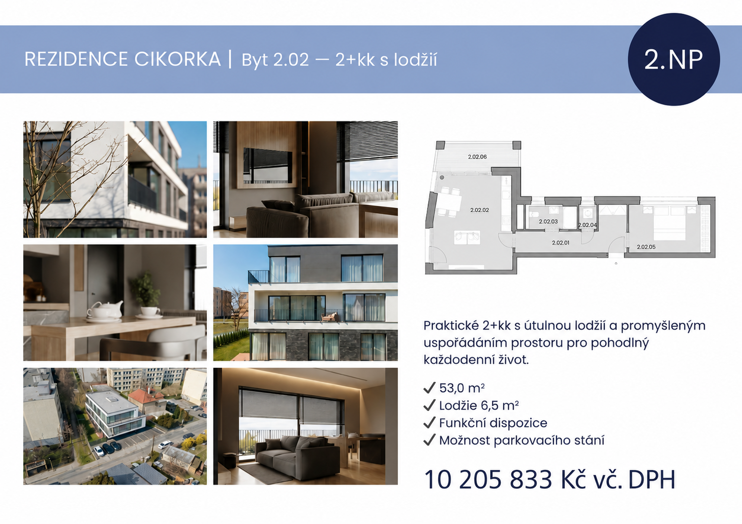 Prodej bytu 2+kk 53 m² — photo 2