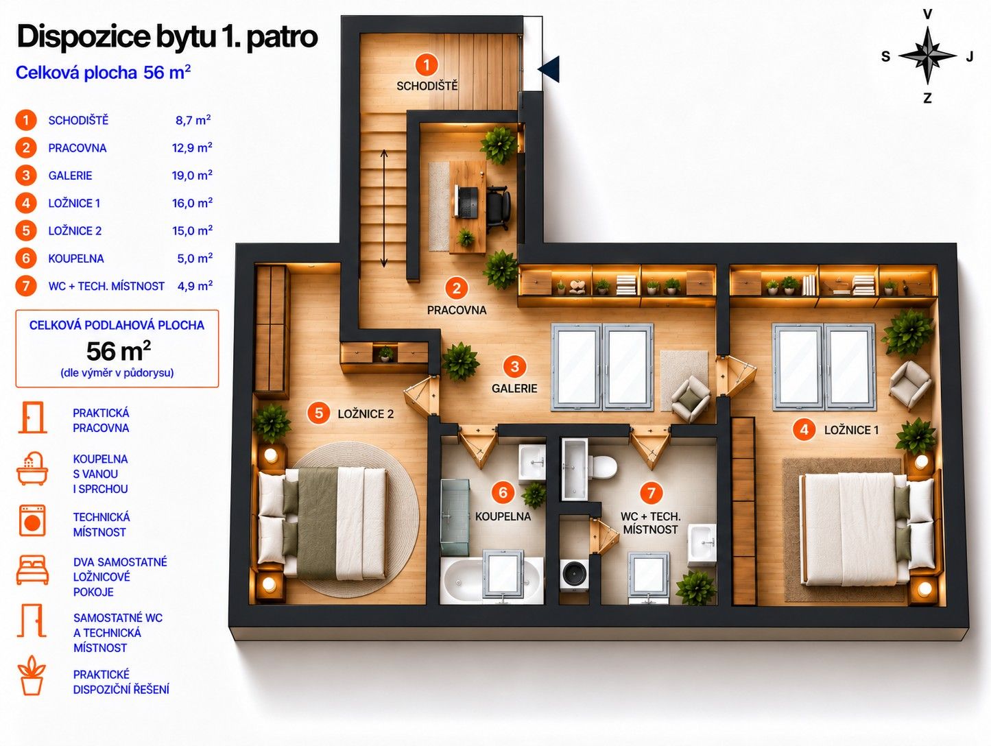 Prodej bytu 3+kk 118 m², Praha – náhled fotky 16