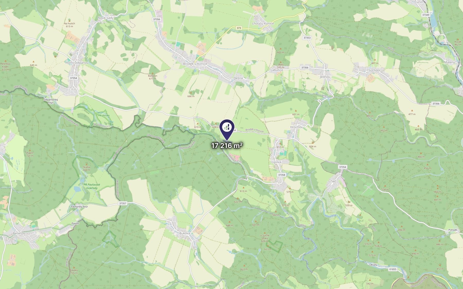 Prodej pozemku 3.443 m² — photo 3