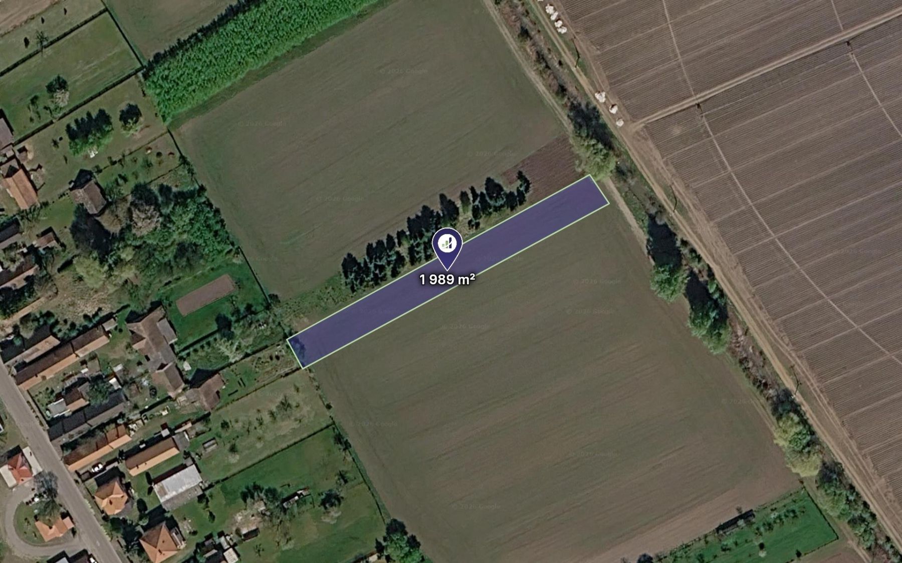 Prodej pozemku 1.989 m²
