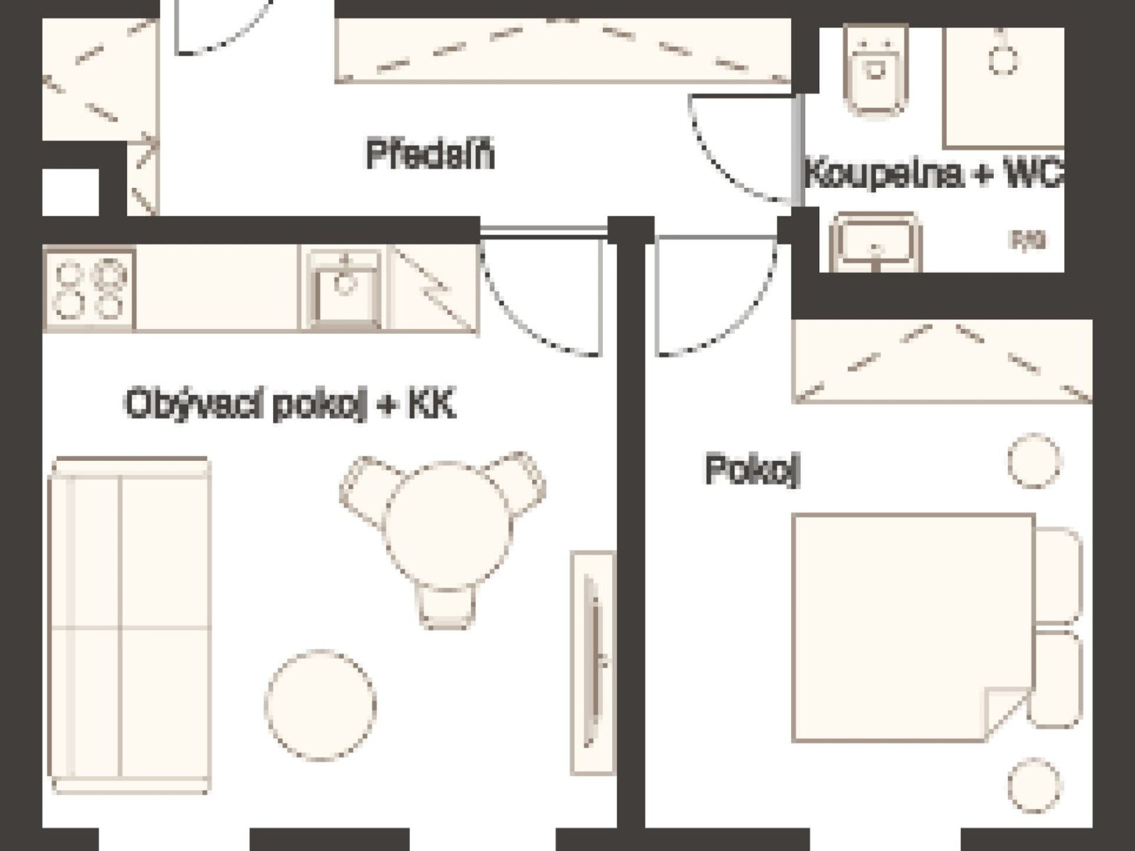 Pronájem bytu 2+kk 41 m², Praha – náhled fotky 10
