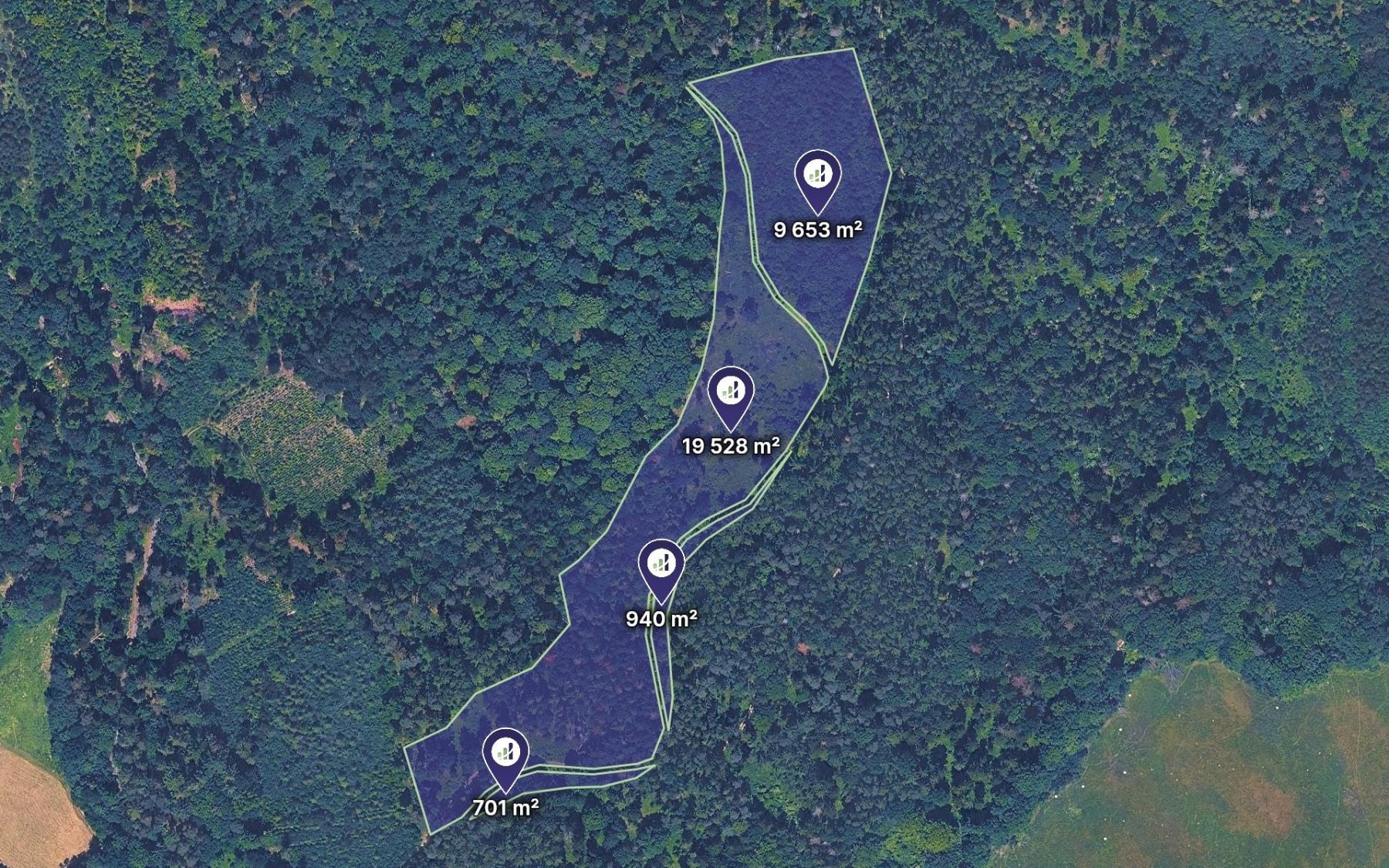 Prodej pozemku 30.822 m²