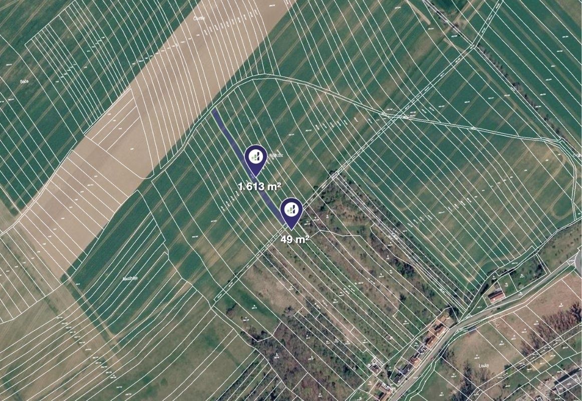 Prodej pozemku 3.349 m²