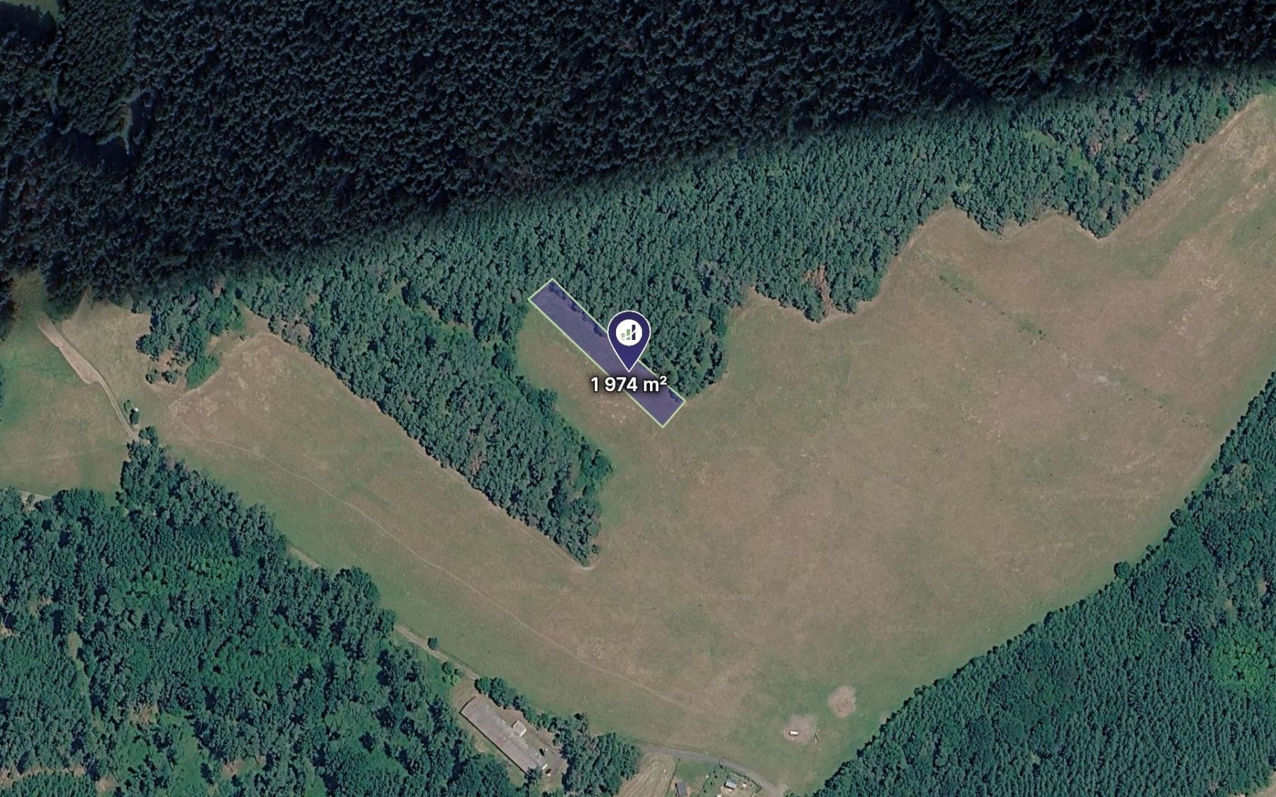 Prodej pozemku 1.974 m²