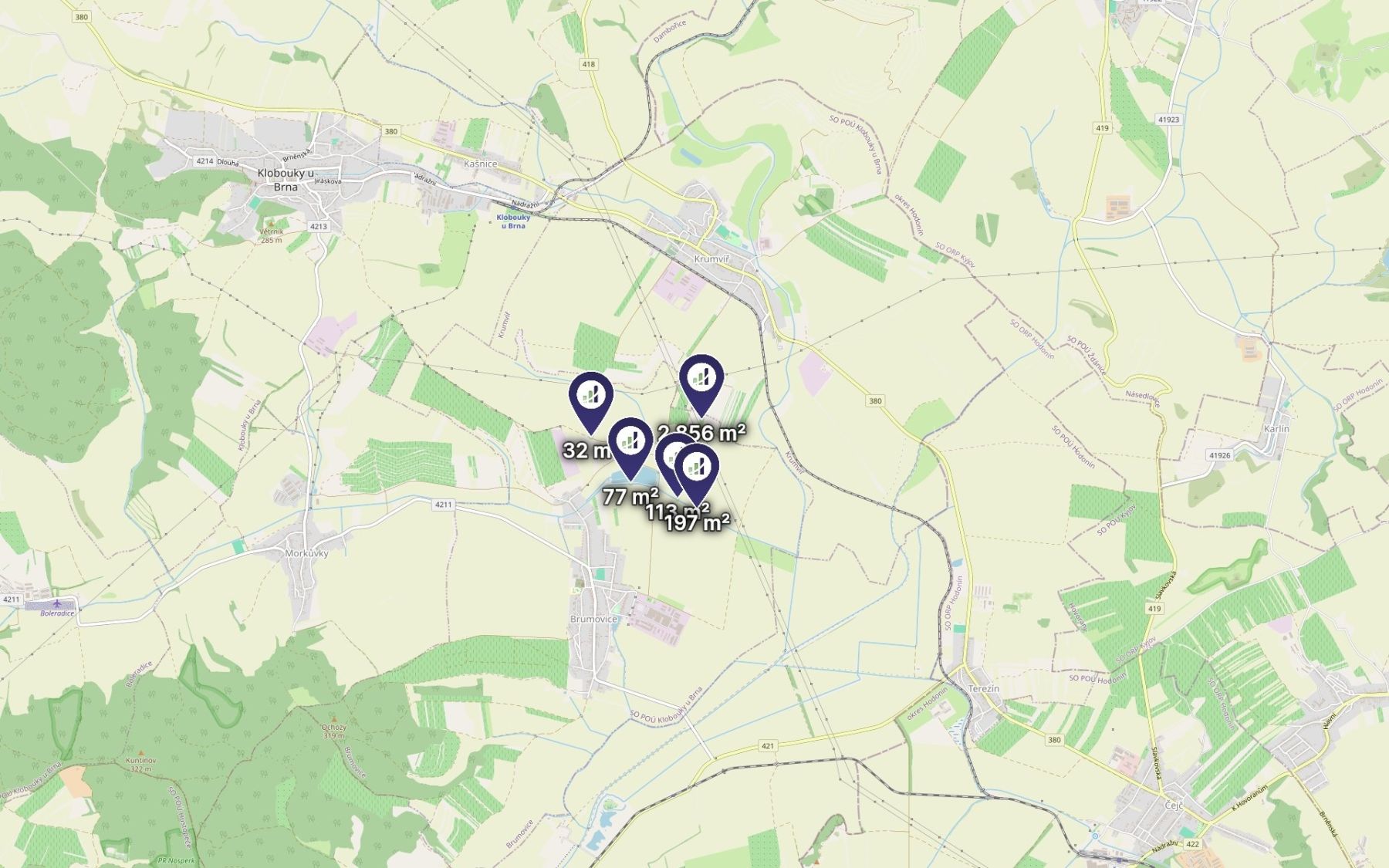 Prodej pozemku, Brumovice – náhled fotky 7