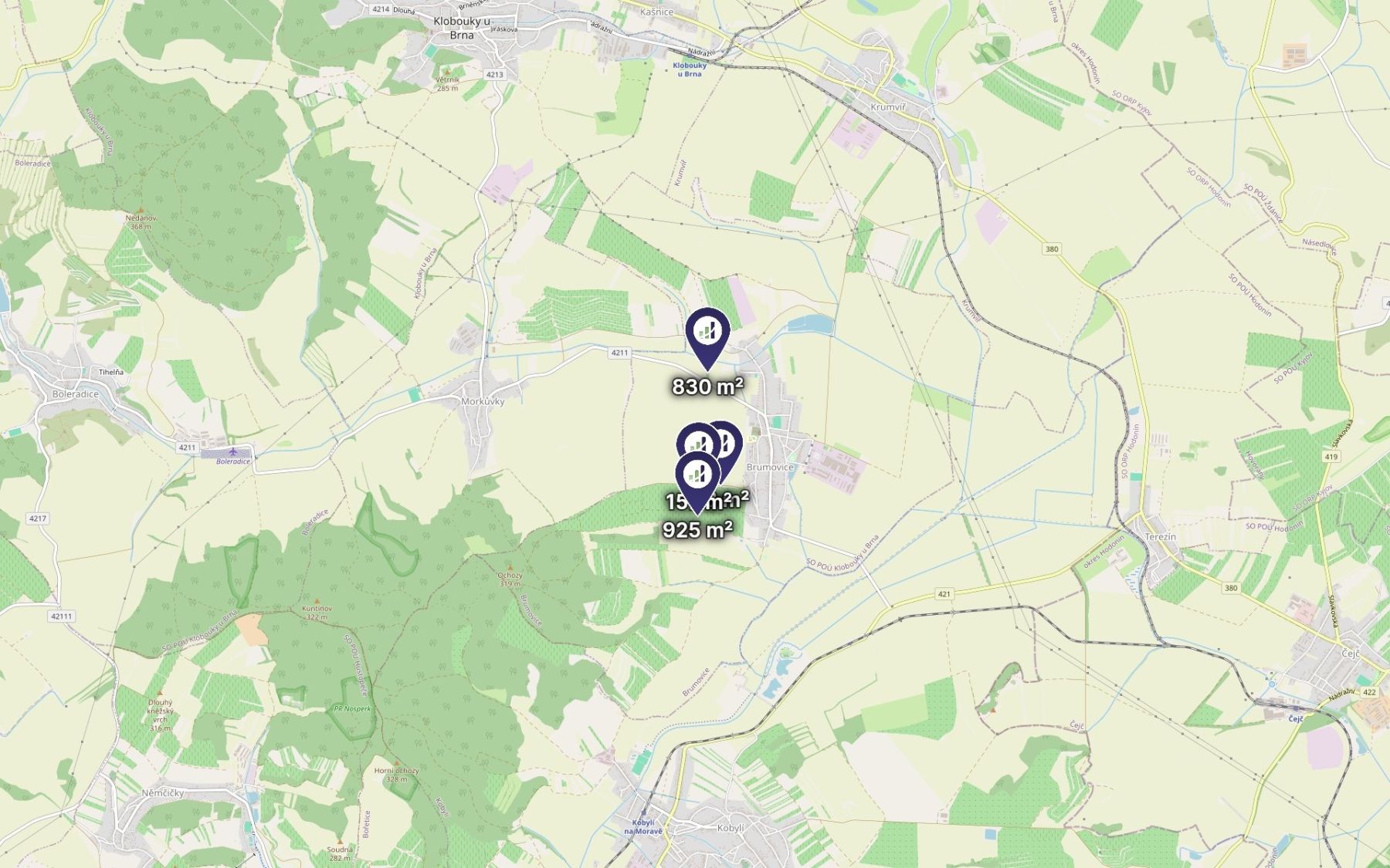 Prodej pozemku, Brumovice – náhled fotky 5