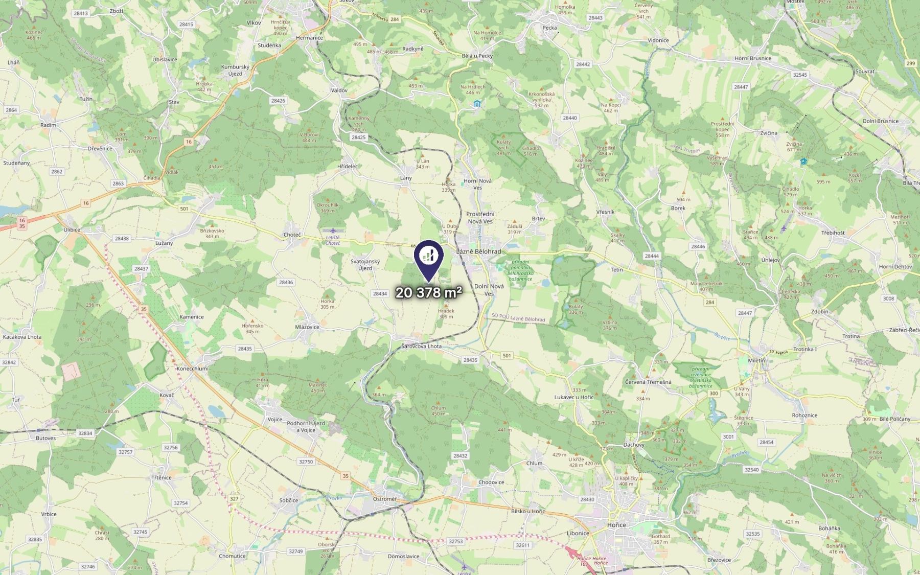 Prodej pozemku, Svatojanský Újezd – náhled fotky 3