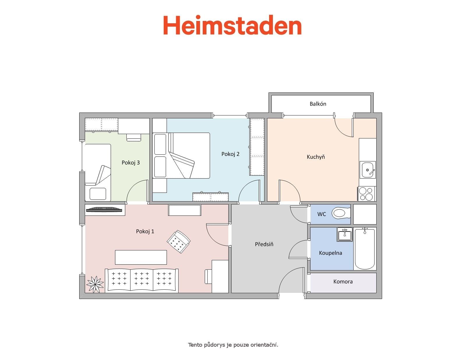 Pronájem bytu 3+1 67 m², Orlová – náhled fotky 20