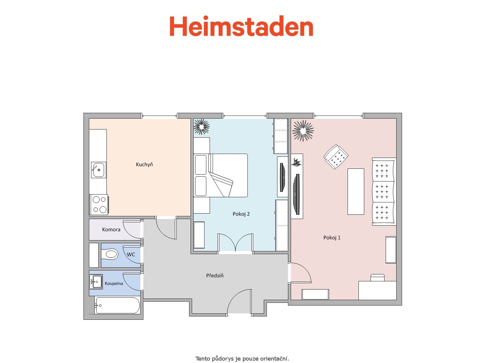Pronájem bytu 2+1 55 m², Karviná – náhled fotky 15