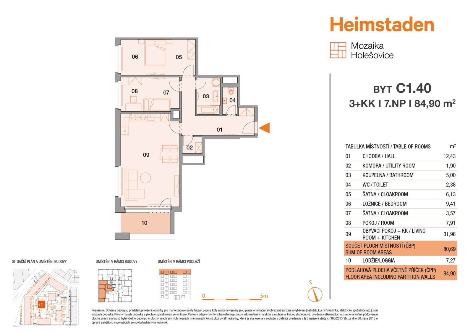 Pronájem bytu 3+kk 84 m², Praha – náhled fotky 13