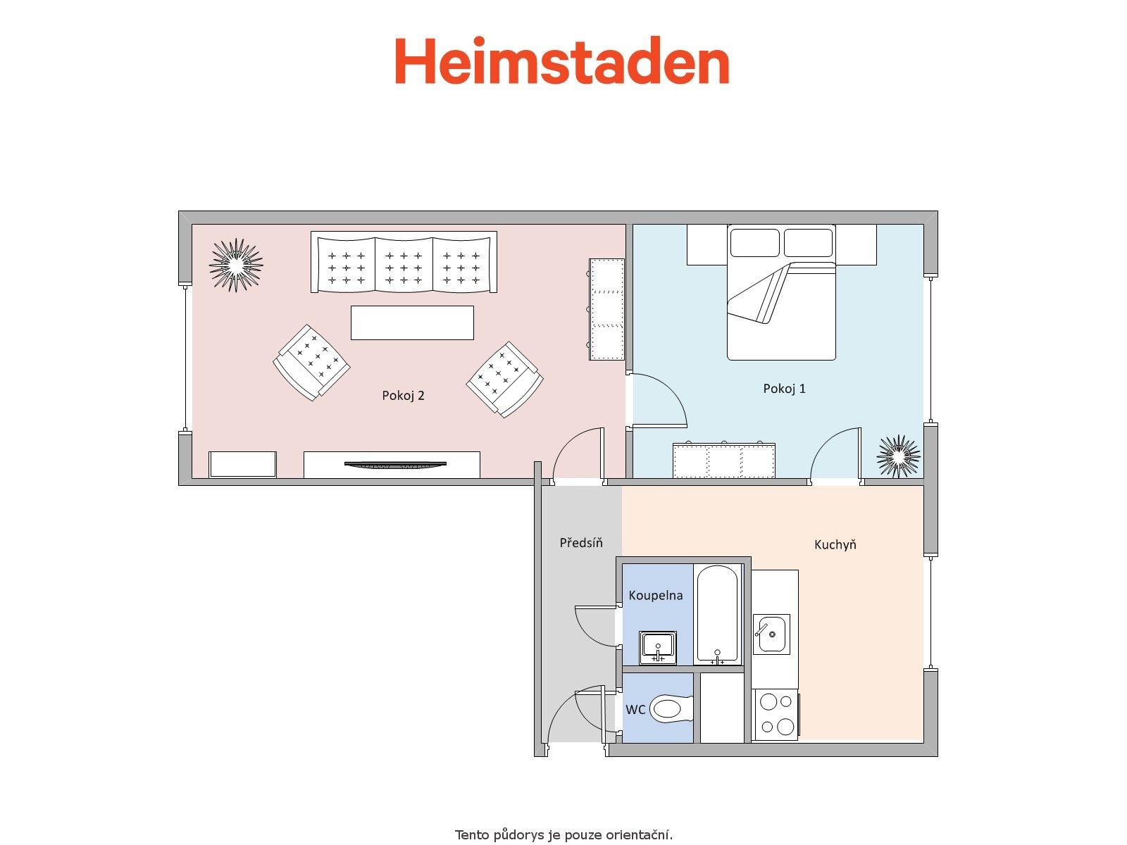 Pronájem bytu 2+1 60 m², Orlová – náhled fotky 12